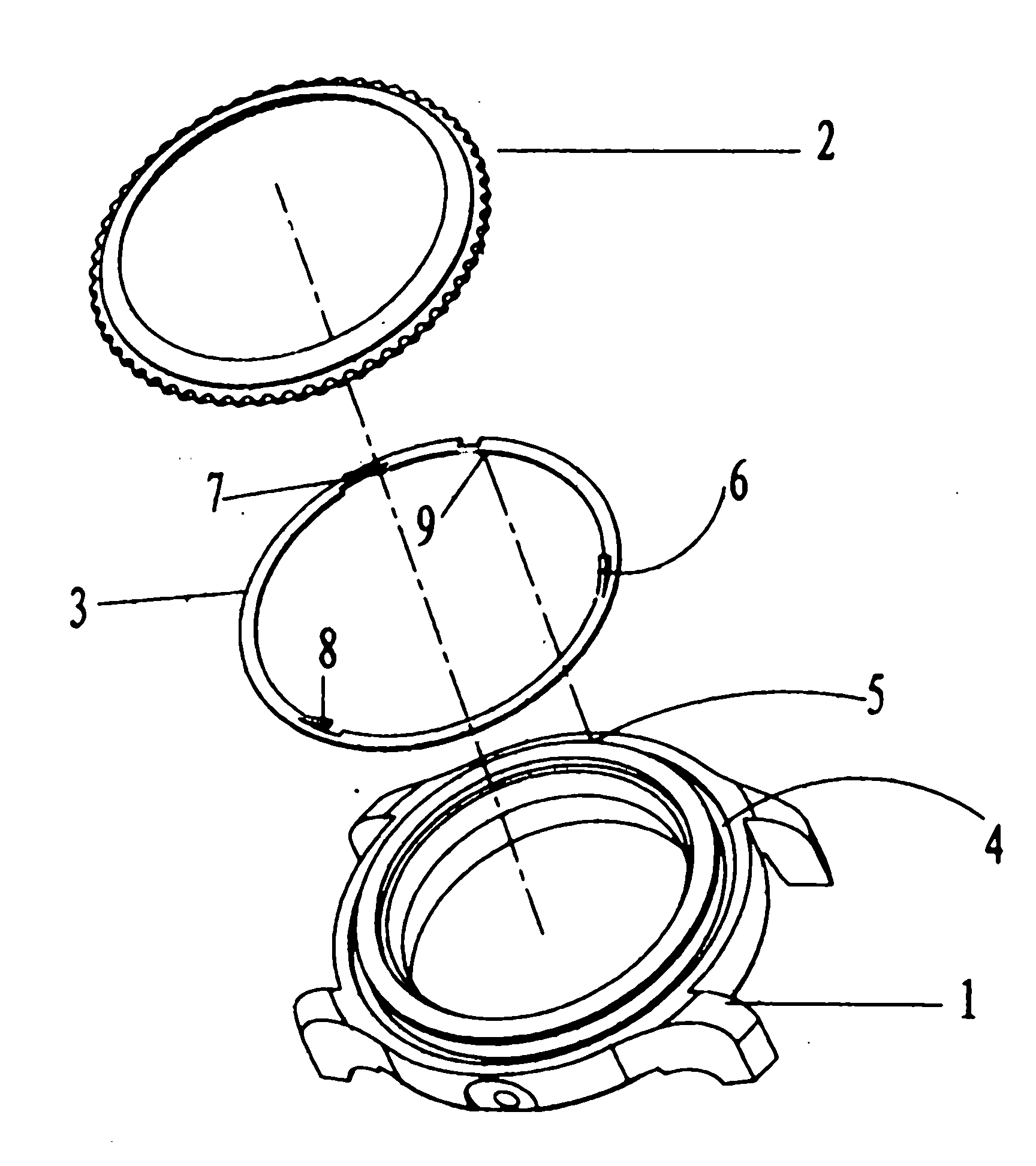 Rotation type multifunctional bottom tooth spring piece mechanism