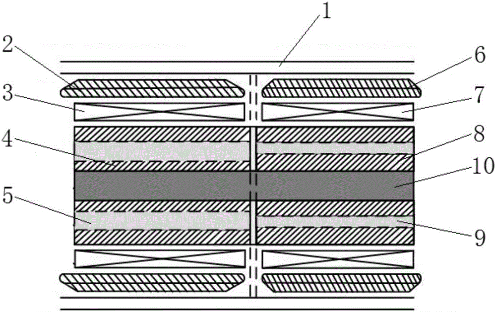 Parallel type double-stator hybrid excitation permanent magnet motor