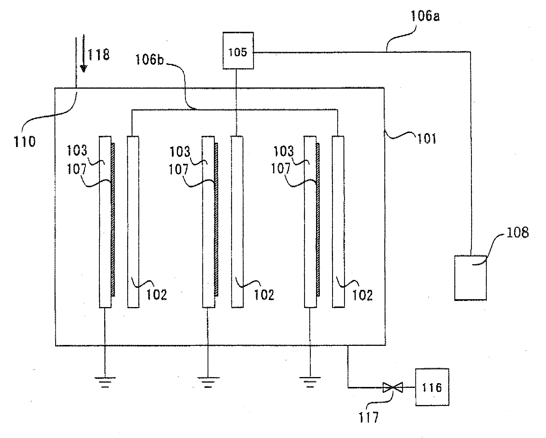 Plasma processing apparatus, plasma processing method and photoelectric conversion element