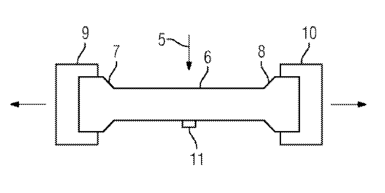 Method for producing a compressor blade by forging and uniaxially stretching