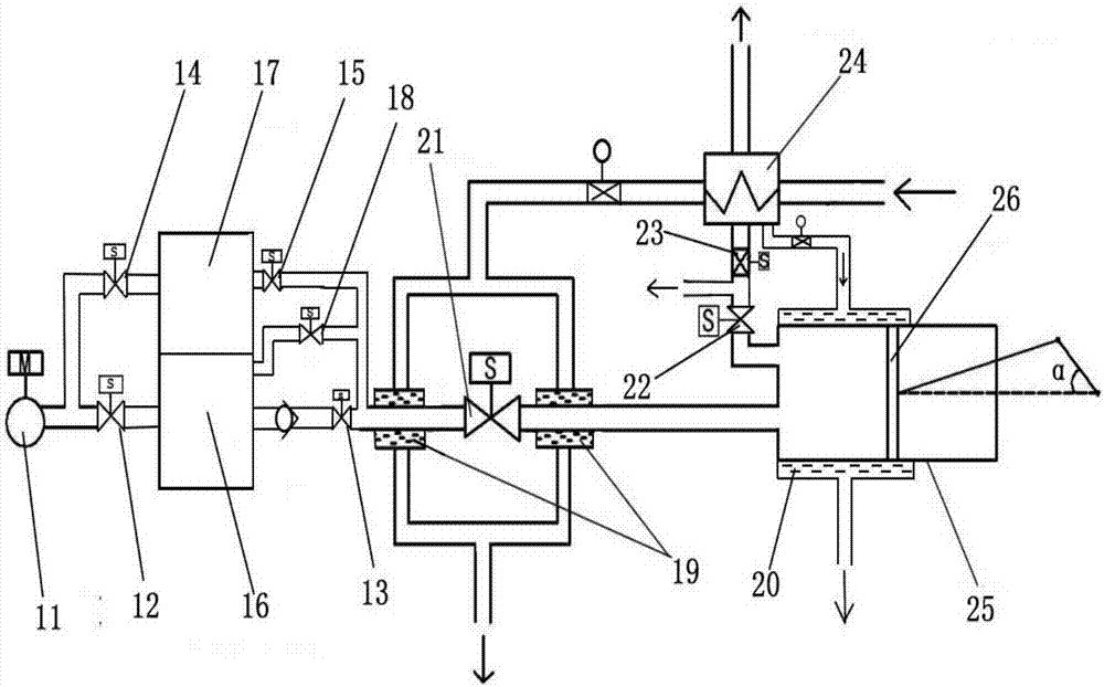 A rotary garbage crushing device