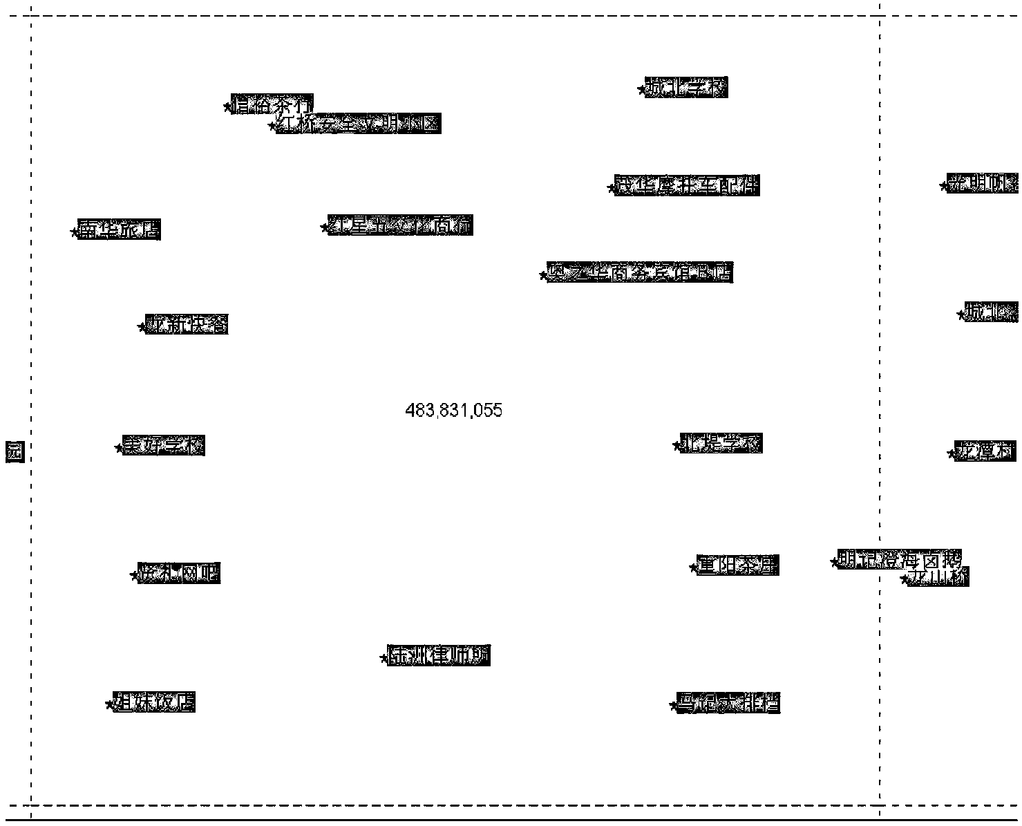 Map load based method for dynamically screening electronic map point elements