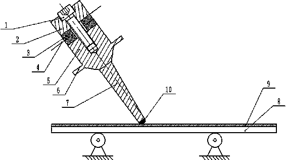 Single-incentive linear ultrasonic motor