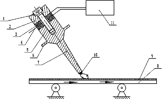 Single-incentive linear ultrasonic motor