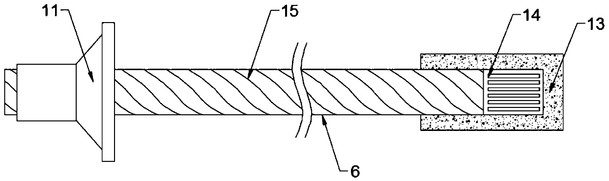 High-stress roadway combined ring beam supporting structure and construction method thereof