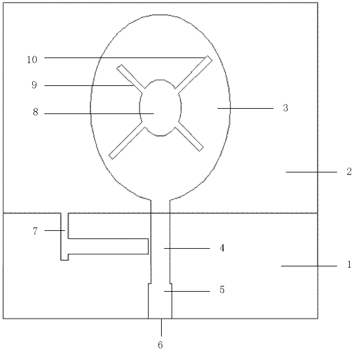 Ultra wide band four-tape circularly polarized antenna