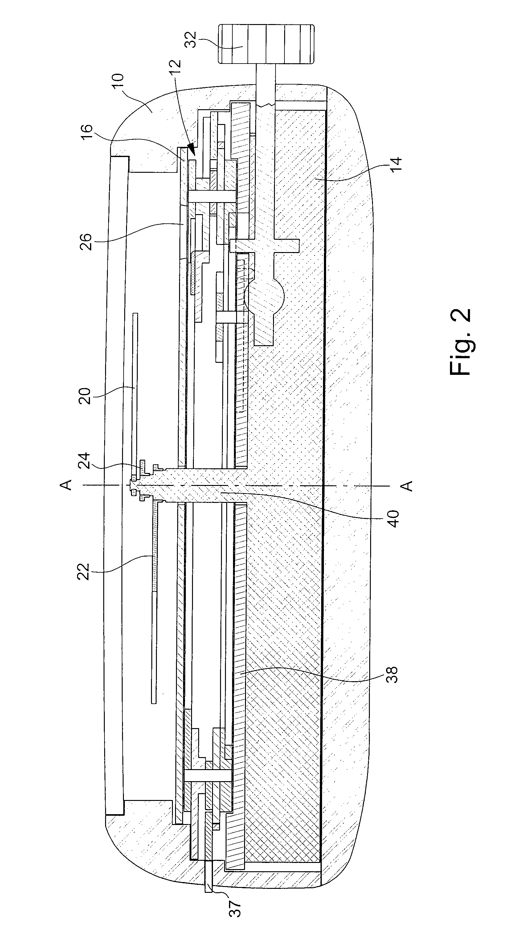 Mechanical golf counter