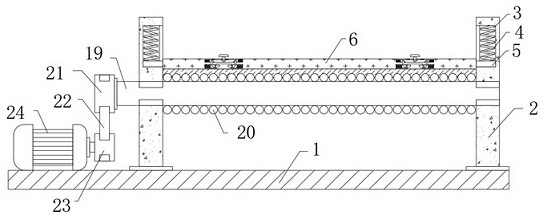 Automatic rope arranging device for coal mine winch