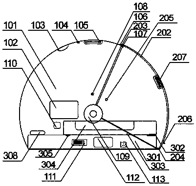 Spherical self-service intelligent rest cabin