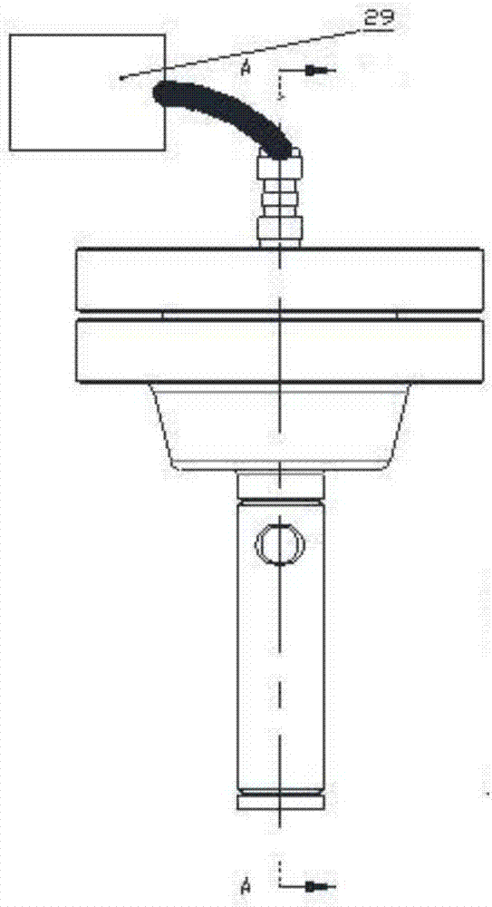 Gas humidity monitoring device for nuclear reactors