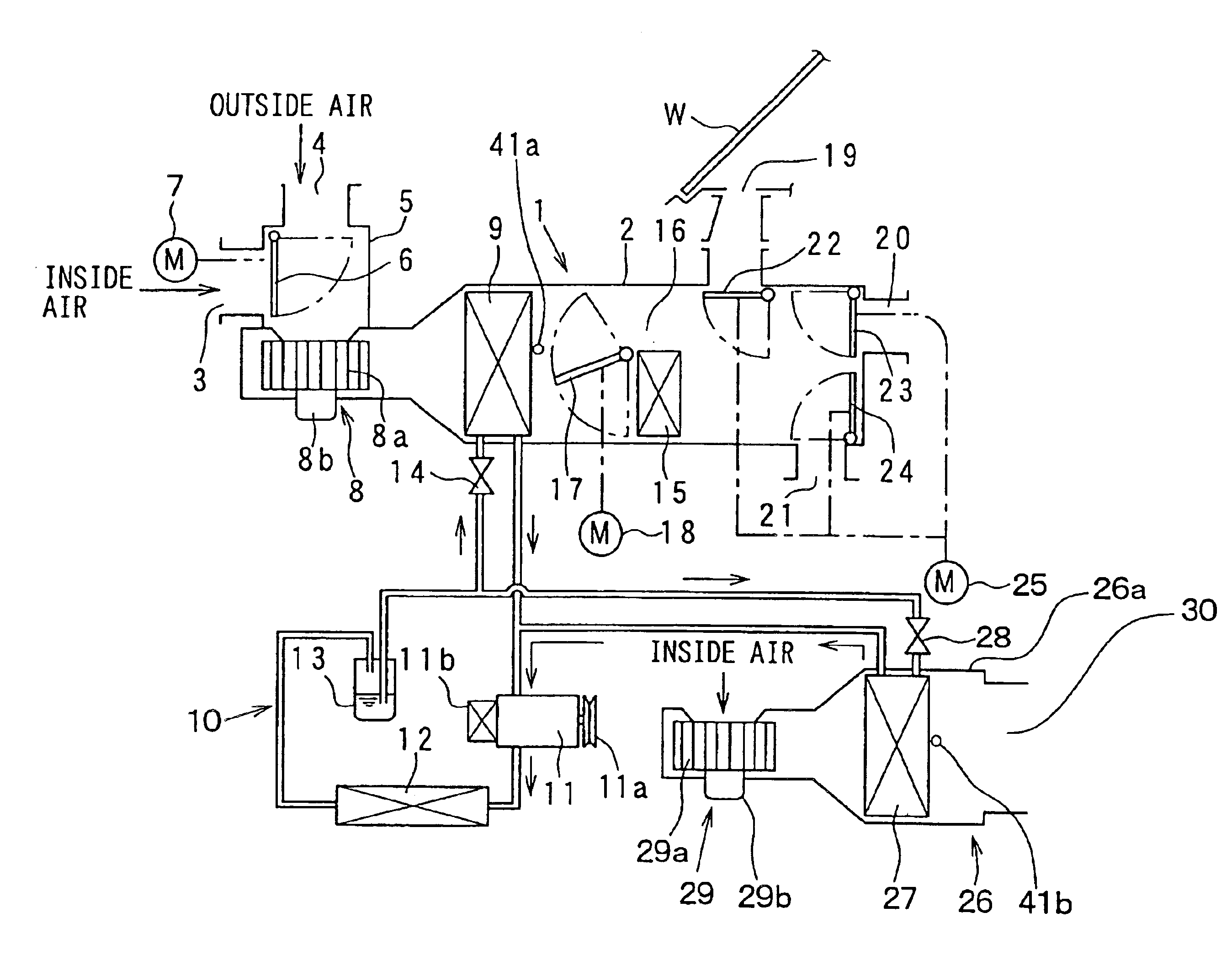 Vehicle air-conditioning system