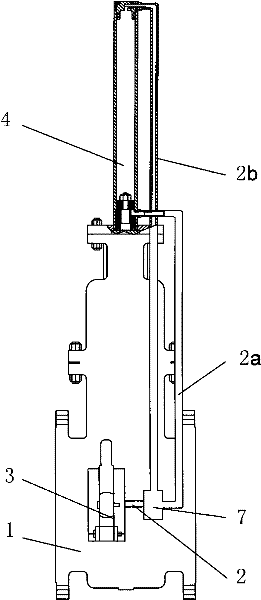 Manual hydraulic gate valve