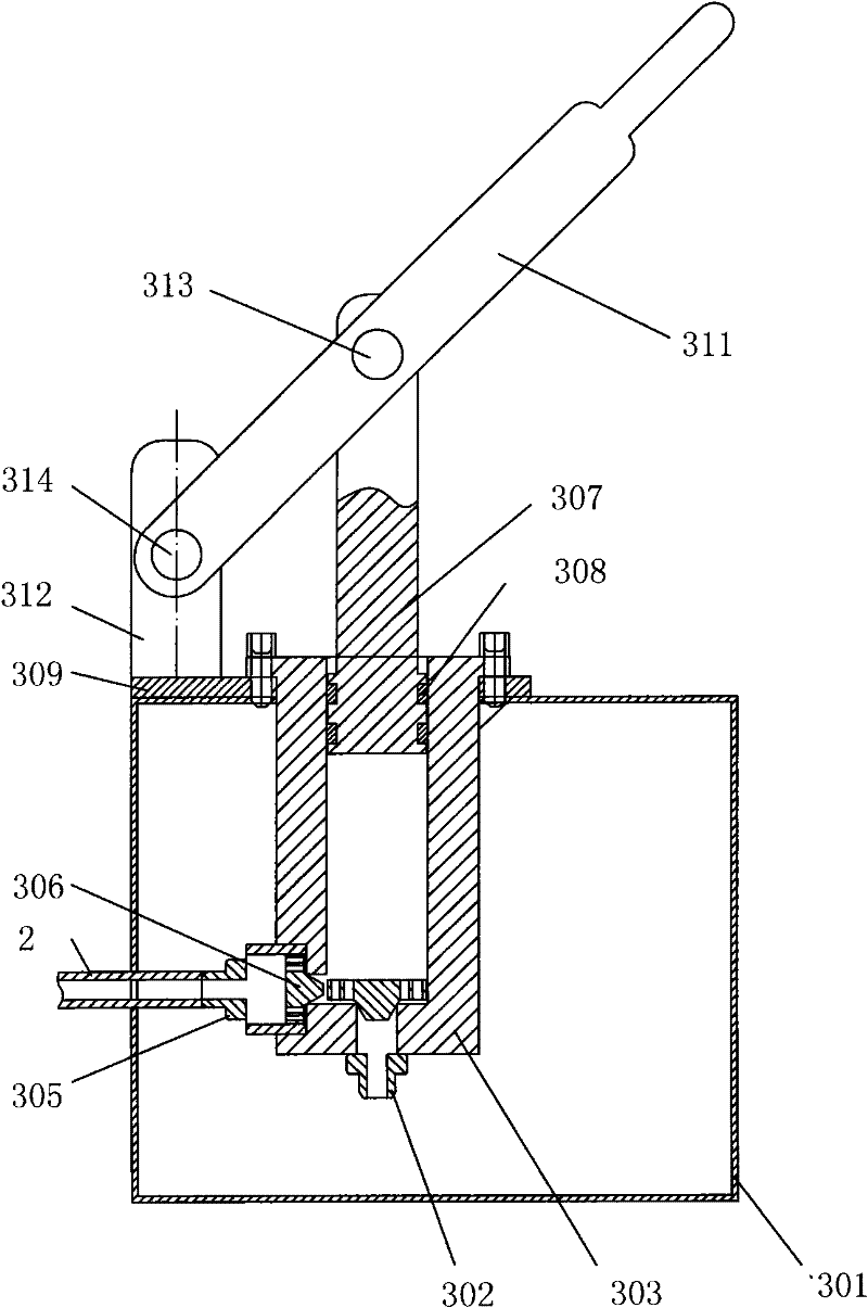 Manual hydraulic gate valve