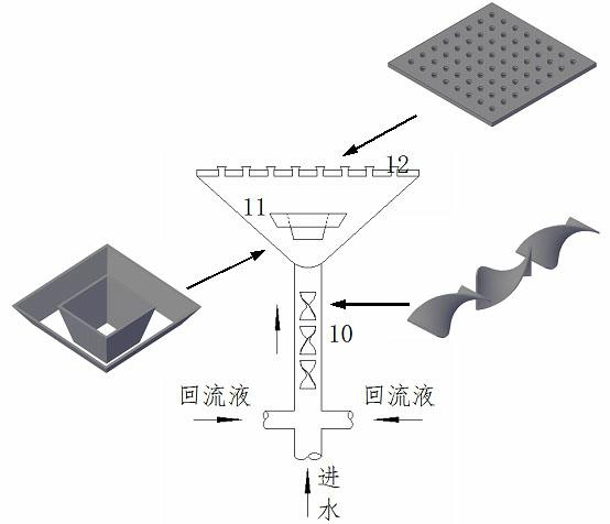 Adsorption regeneration-photocatalysis advanced oxidation water treatment equipment