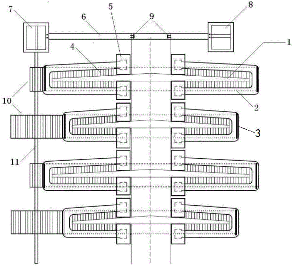 Outer insulating antifouling cleaning device for power transmission and transformation equipment