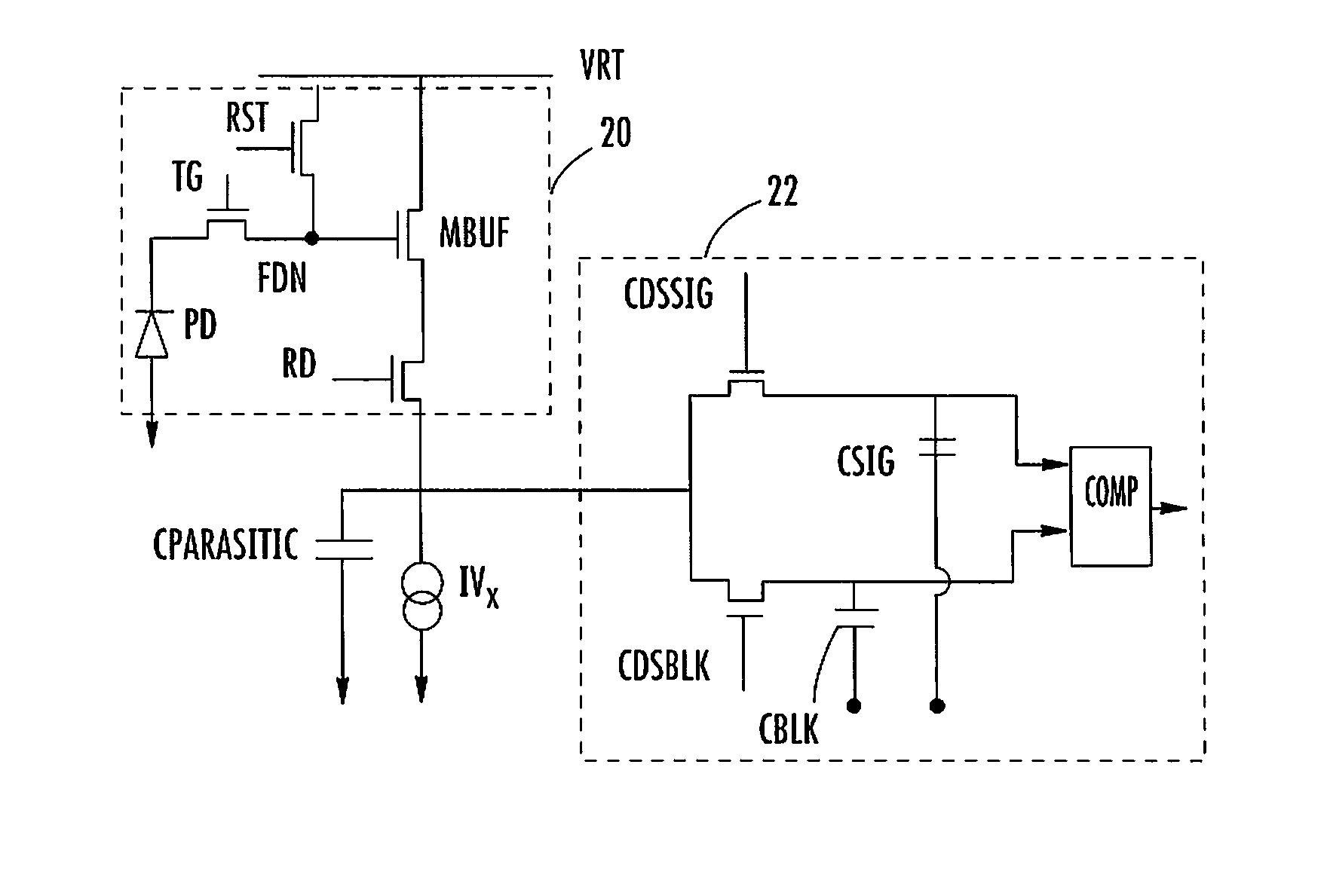 Column current source