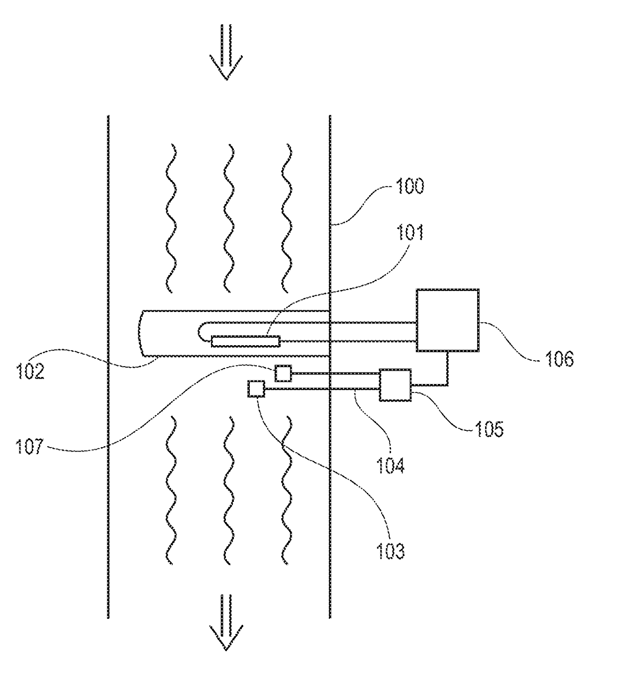 Control device for a UV-disinfecting system with broadband UV emitters