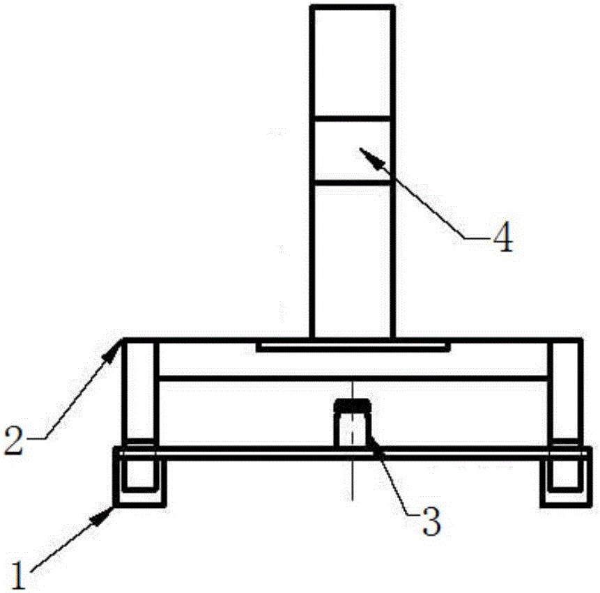 Precise walking device for extrapolation method correction of antenna/field probe and correcting system