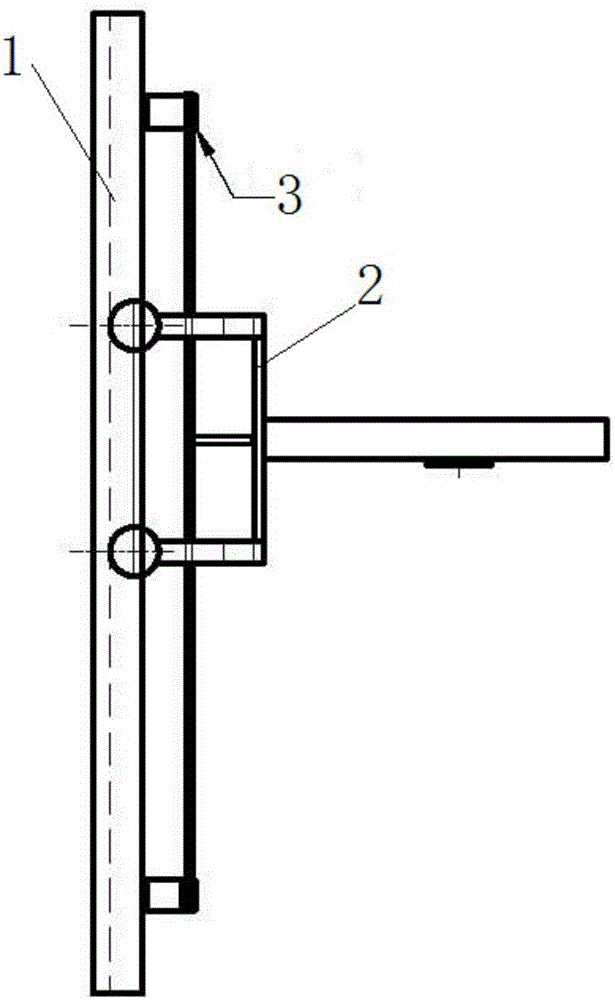 Precise walking device for extrapolation method correction of antenna/field probe and correcting system