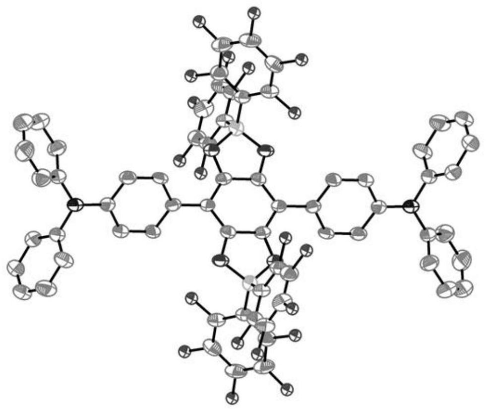 Neutral cross-conjugated biradical based on intramolecular ion pair and preparation method of neutral cross-conjugated biradical