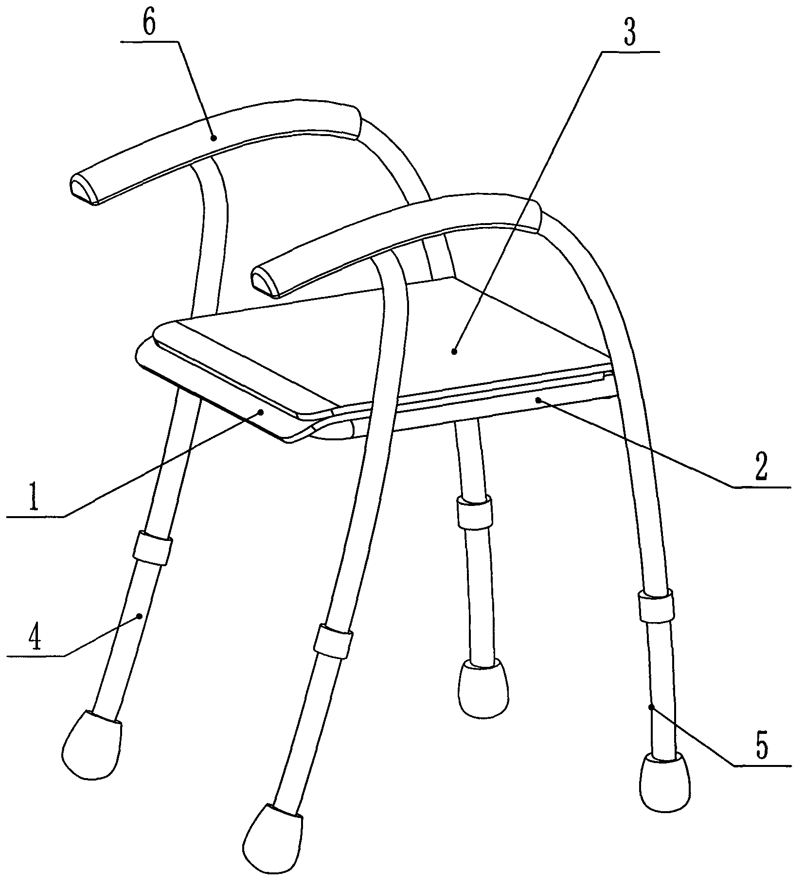 Toilet-bowl armchair