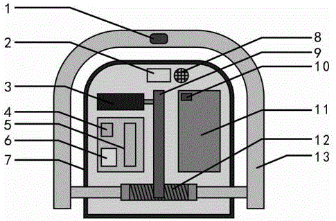 Electric union controlled parking lock combined with Internet of things based on Zigbee