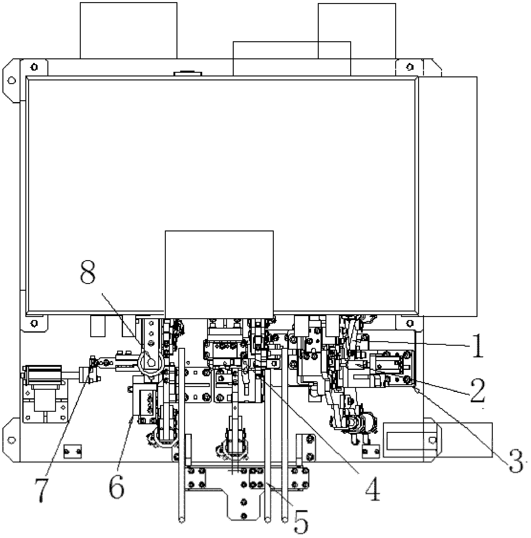 Tripod automatic spot welding method and device