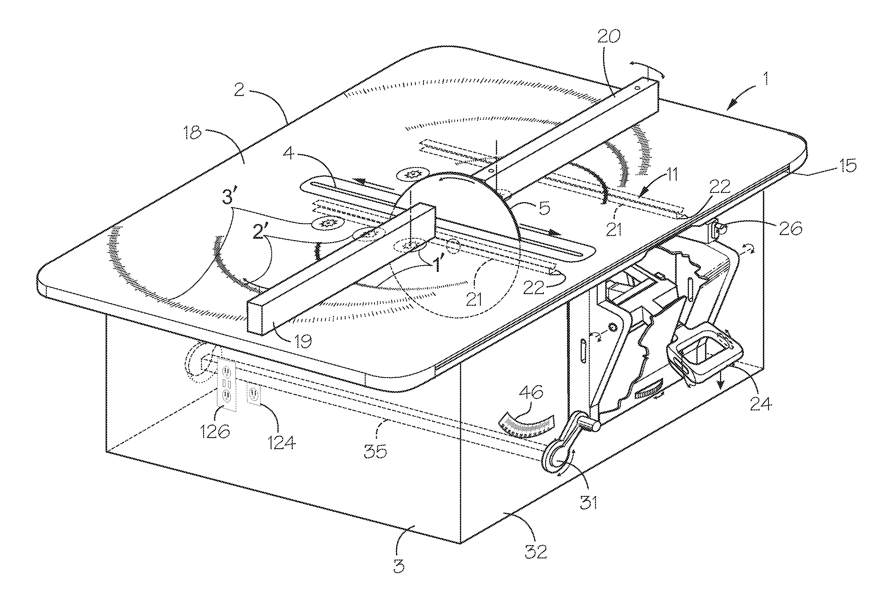 Table miter saw