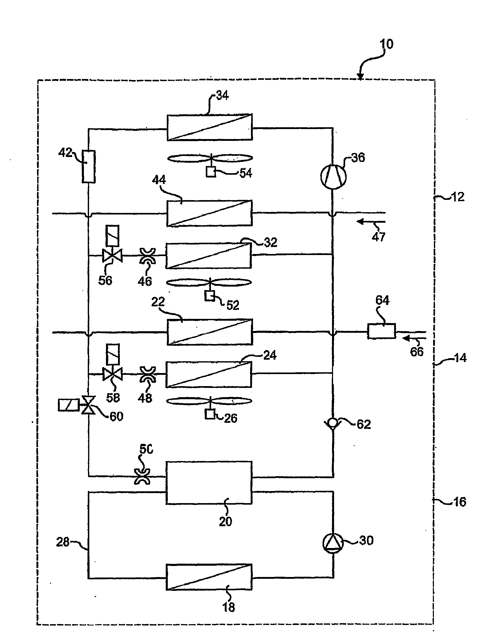 Heating and air-conditioning system for a motor vehicle