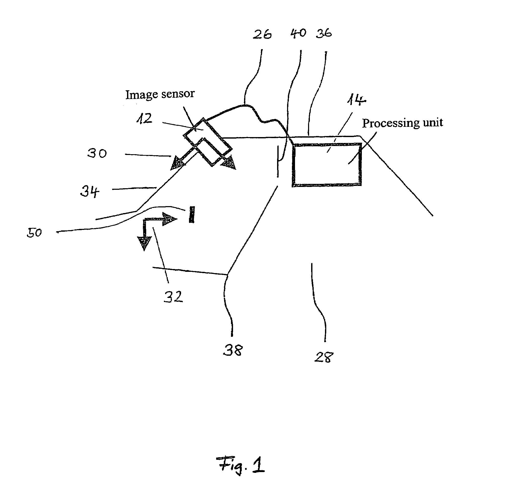 Device and method for calibrating an image sensor