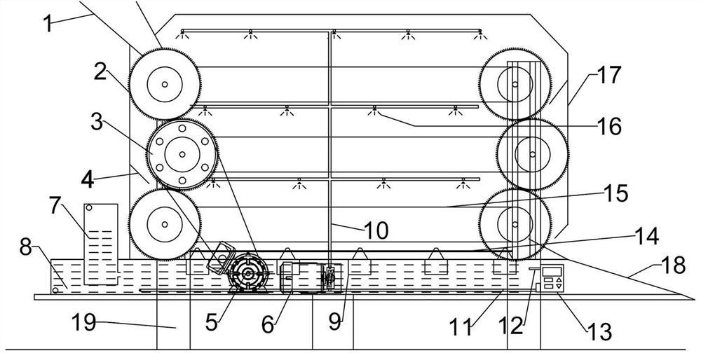 A device for postharvest heat treatment of traditional Chinese medicine gardenia