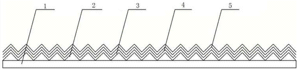 Tunnel reflecting material and preparation method thereof