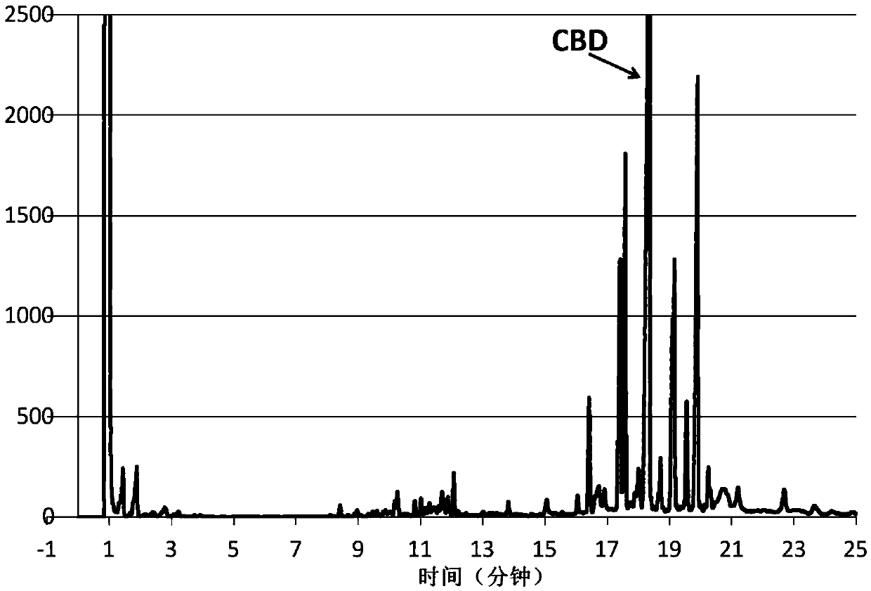 Cannabis sailve extract rich in cannabidiol and preparation method of cannabis sailve extract