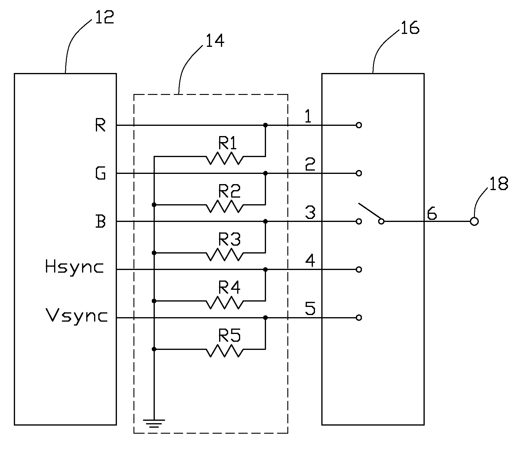 Video graphics array interface tester