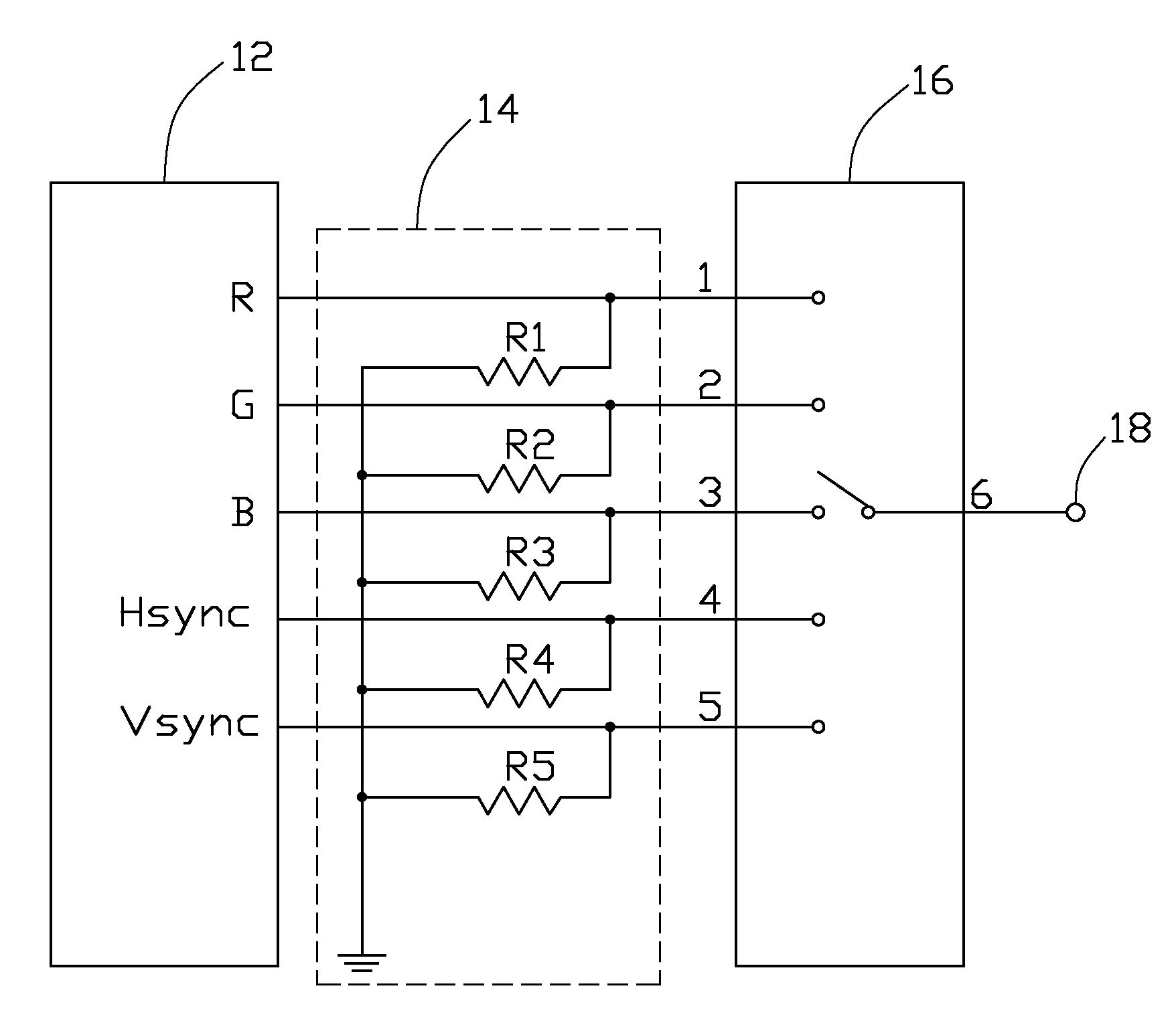 Video graphics array interface tester