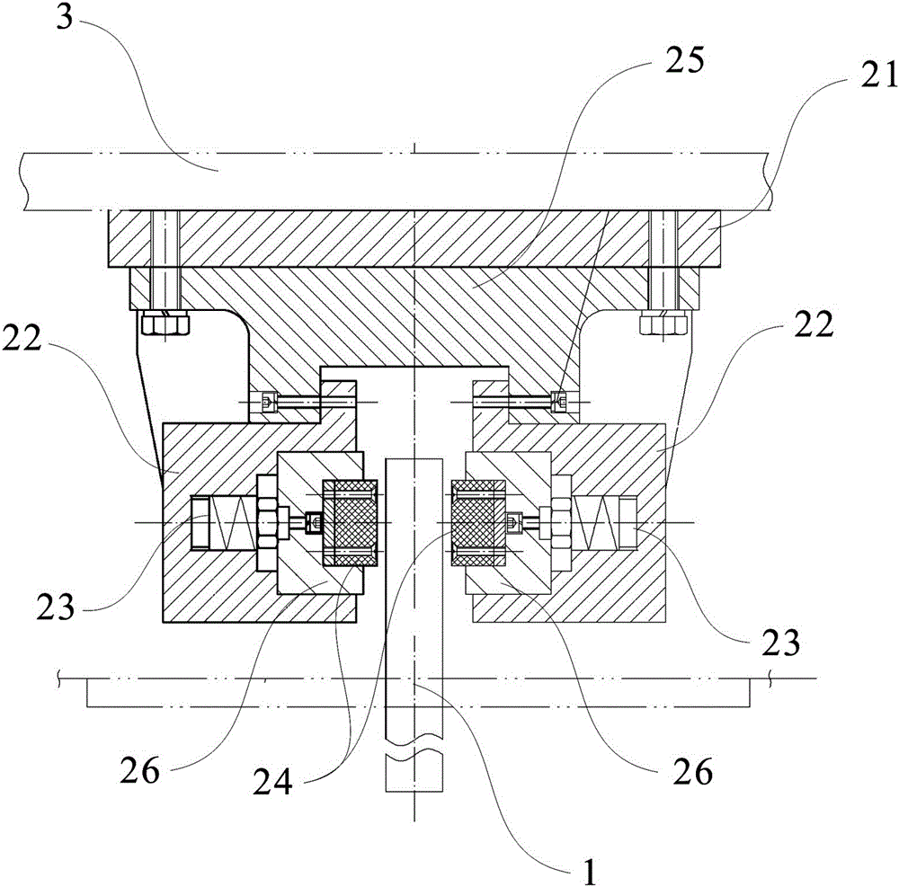 Mobile stowage safety protection device for beacon vessel