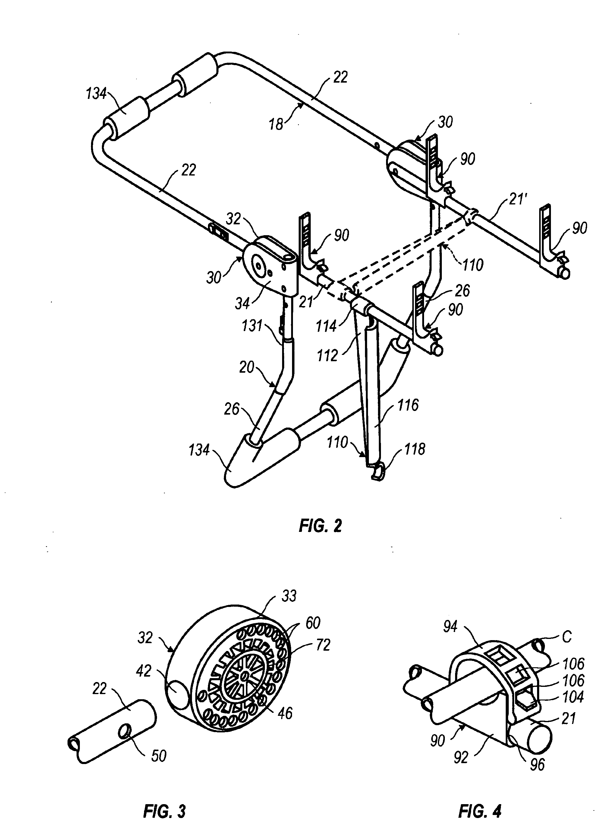 Actuable load carrier cradle