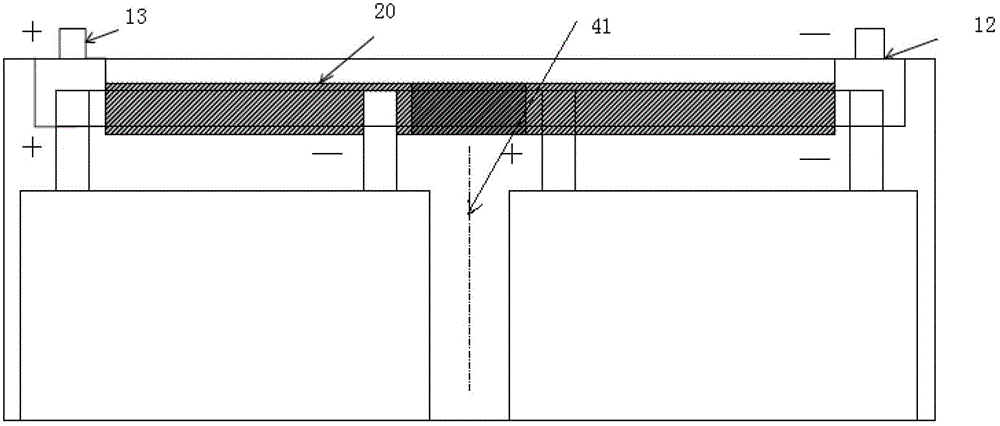 Multi-pole-set battery and manufacture method thereof