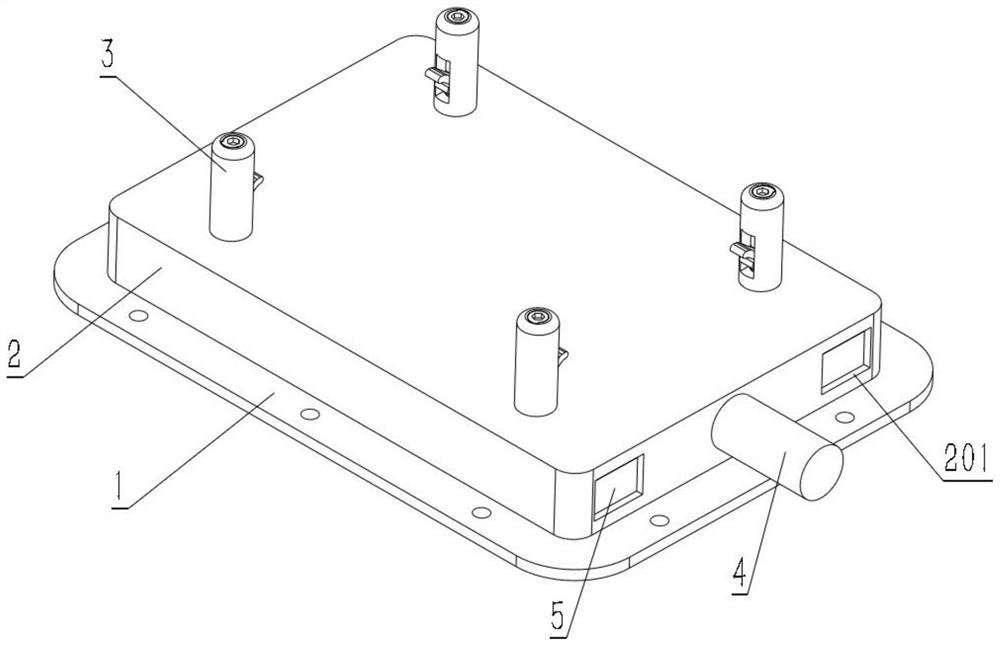 Fixing device for metal machining