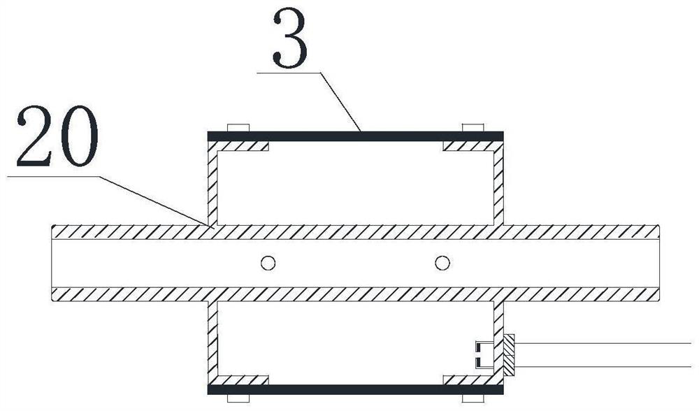 Double-stage roof and floor surrounding rock damage range observation system