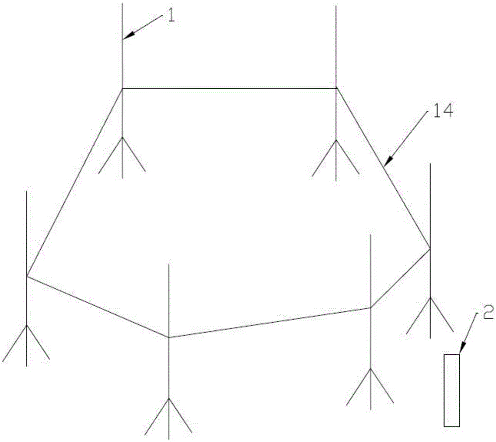 Portable intelligent alarm fence and human proximity detection method