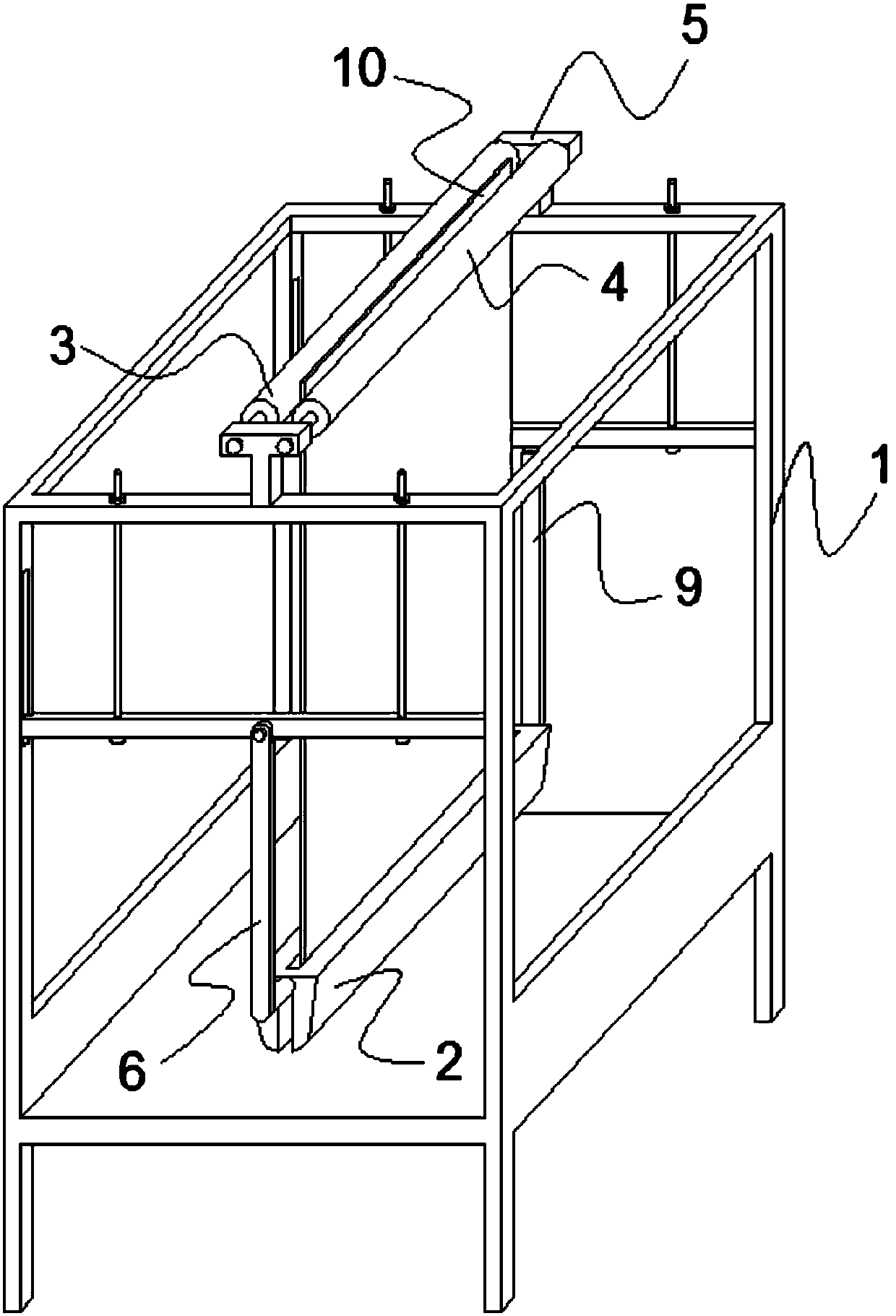 Novel cloth folding machine