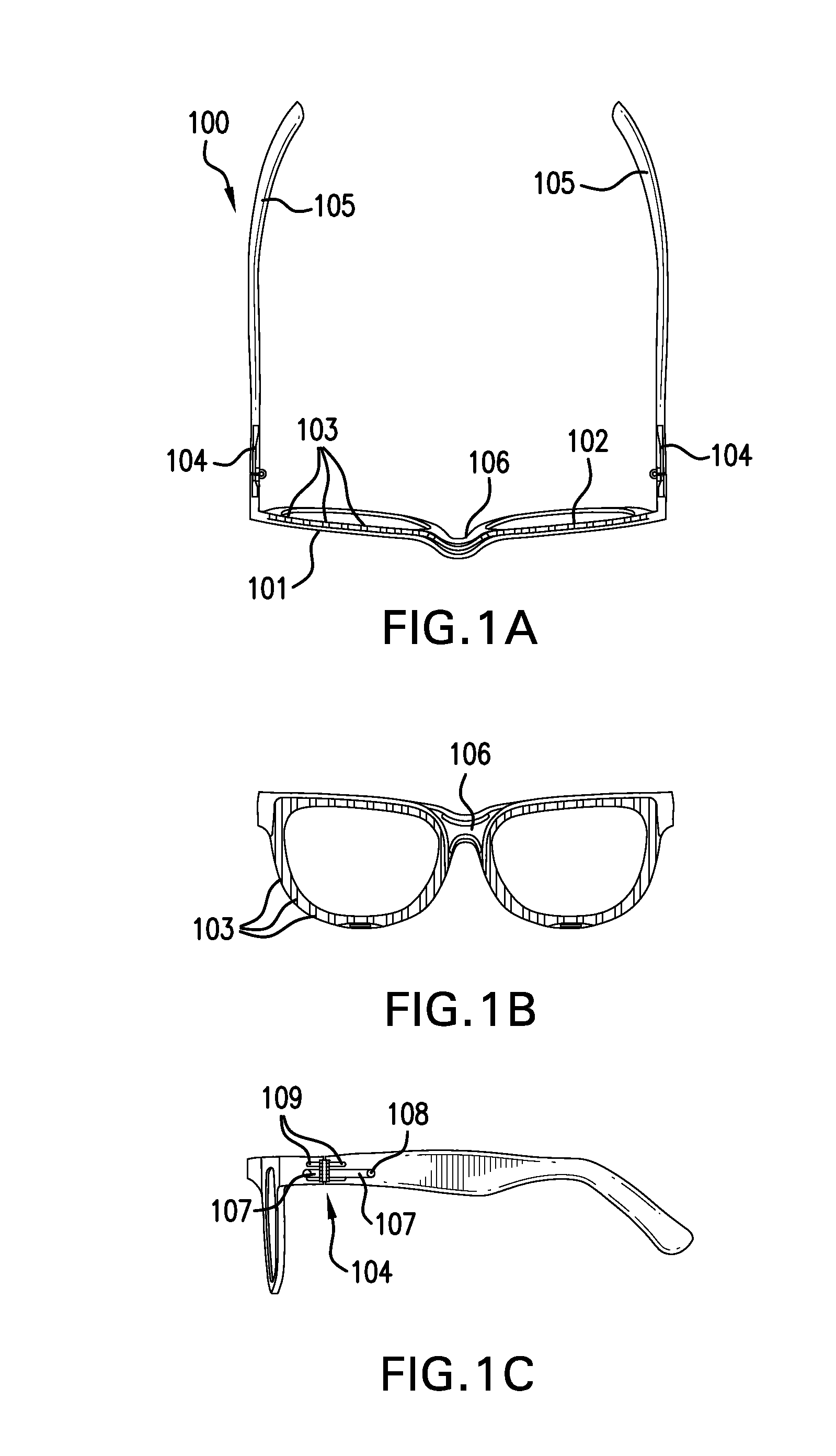 Componentized eyewear systems and methods of using the same