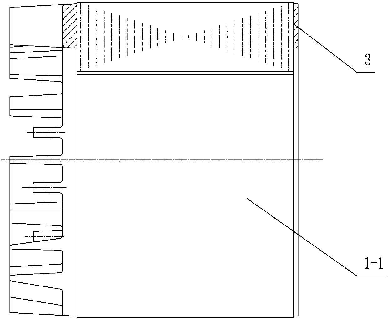 Rotor structure of three-phase asynchronous motor