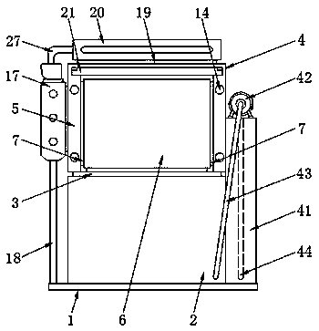 Laminated coating cleaning device