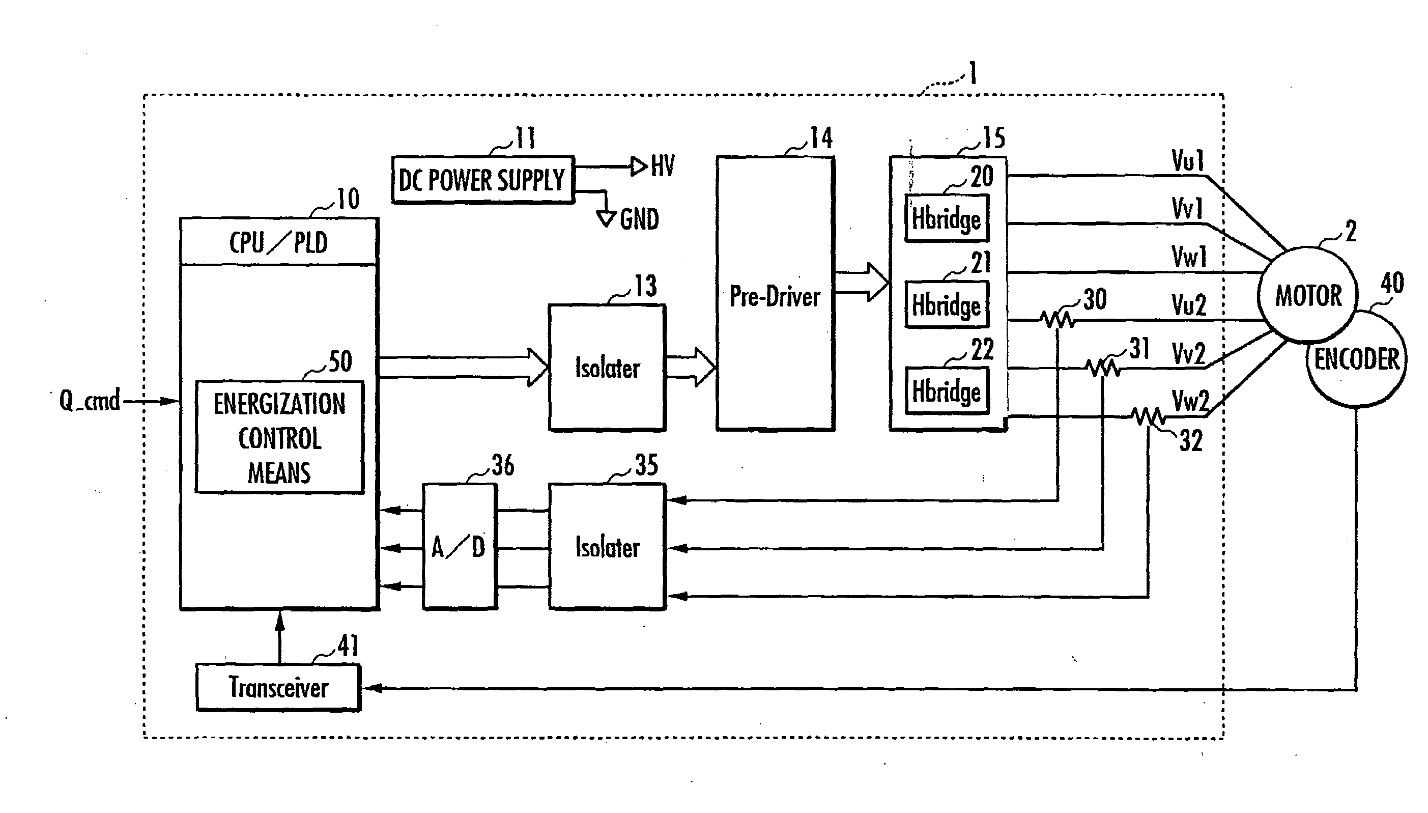 Motor controlling device