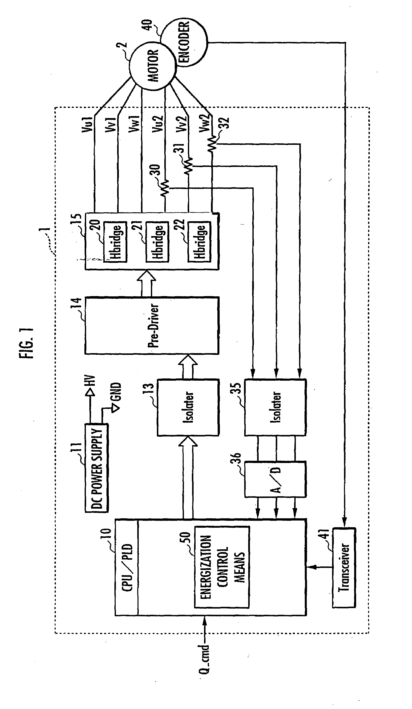 Motor controlling device