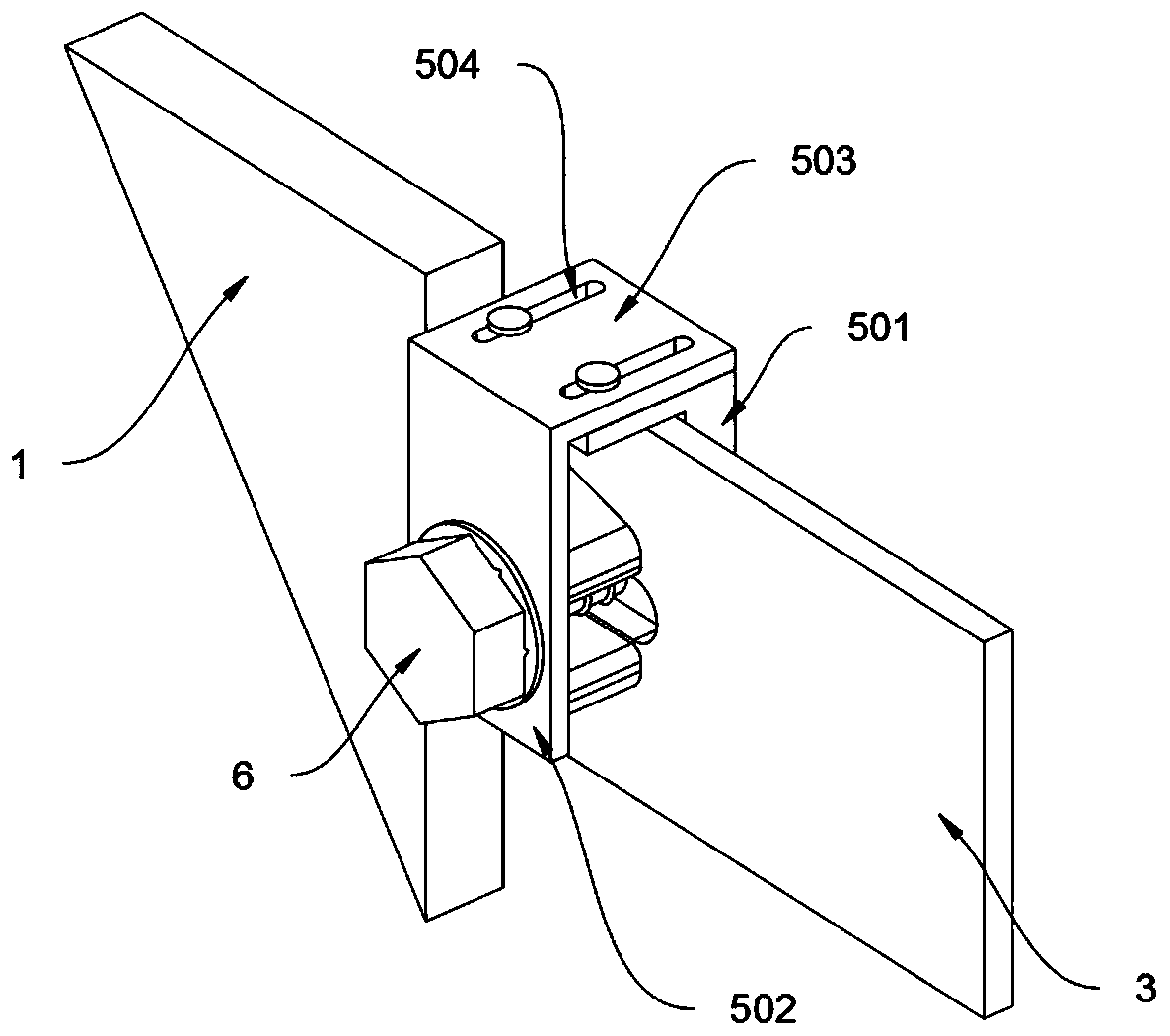 Anti-loosening device for components of filter cabinet