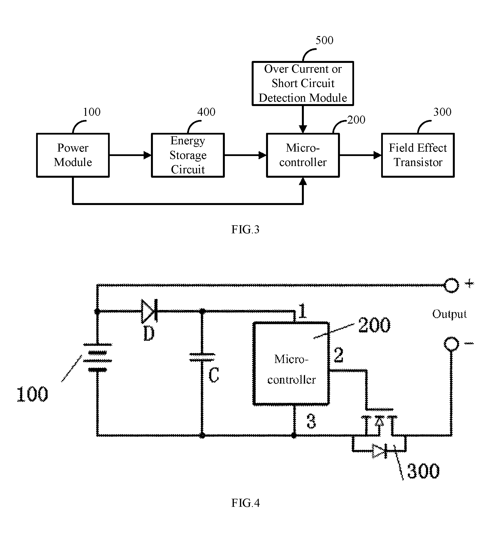 Protective device and method for preventing supply voltage sag of microcontroller from sagin electronic cigarette