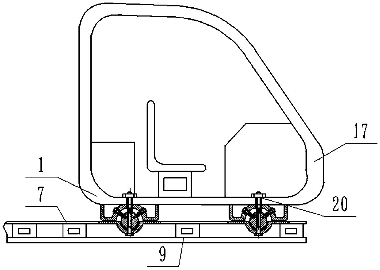 Multi-dimensional buffer spherical suspension device